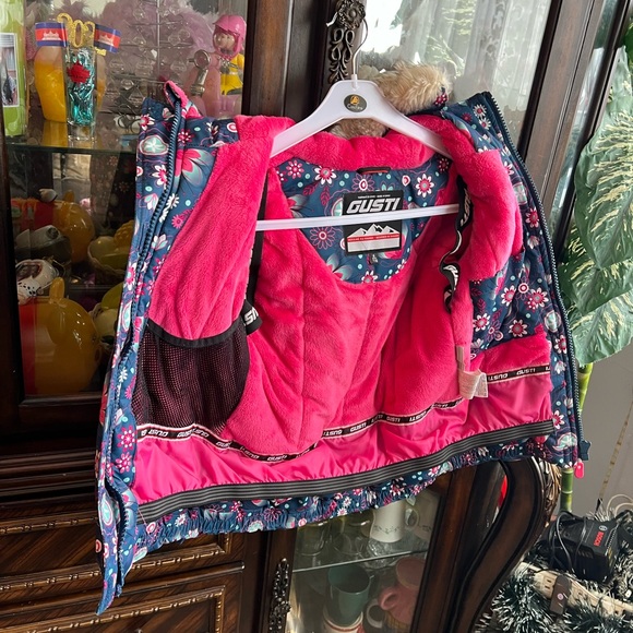 Colorful Kids Jacket with Floral Design - Picture 4 of 11